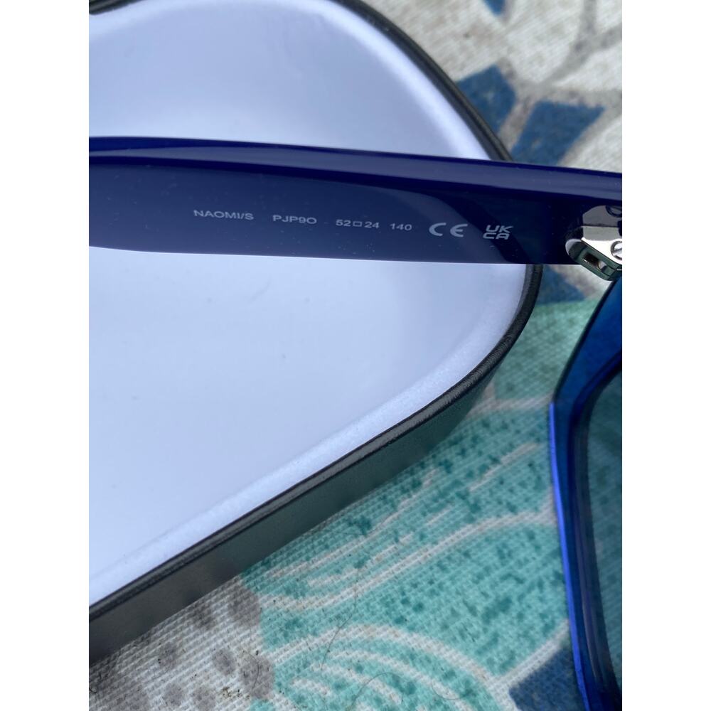 New Kate Spade New York HELLO SUNSHINE Square Blue Sunglasses Gradient Lens - Picture 4 of 7